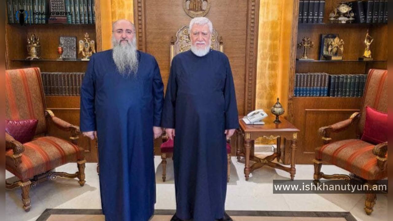 Բերիոյ հայոց թեմի առաջնորդ սրբազան հայրը այցելել է Արամ Ա Վեհափառին