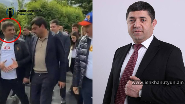 Արմավիրի մարզի ՀԷՑ-ի ղեկավարն աշխատանքային ժամին մասնակցում է ՔՊ-ի քարոզարշավին