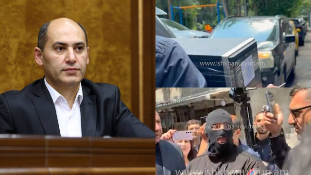 Մարտուն Գրիգորյանի տան և նախընտրական շտաբի խուզարկություններն ավարտվել են. իրավապահներն իրեր են առգրավել