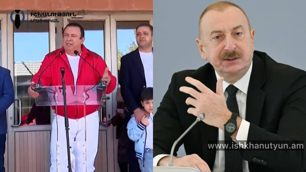 Ալիևի ախորժակը շատ մեծ ա, իրա նպատակը Սևանն ու Երևանն ա. Ծառուկյան