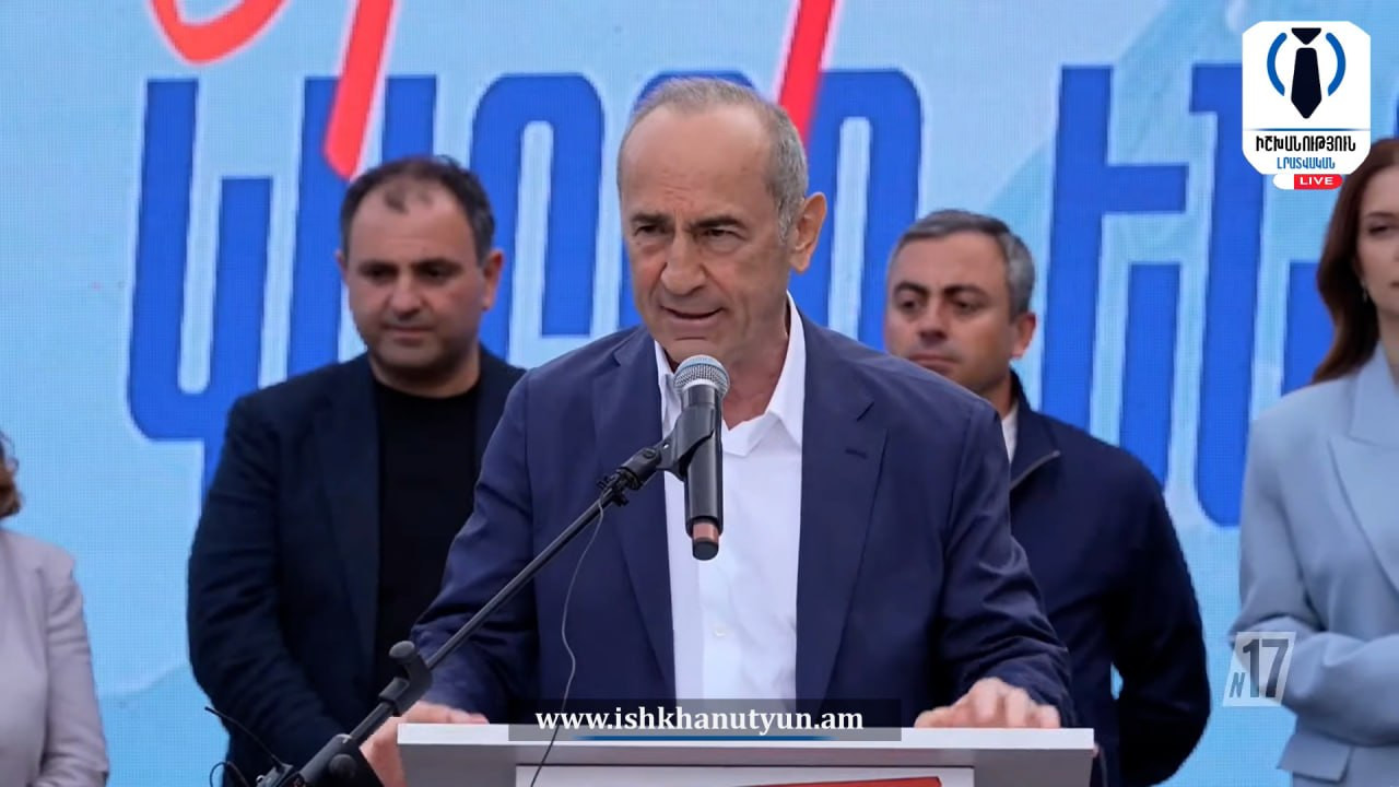 Ինձ հնարավորություն տվեք, որ երկիրը սրիկաներից ազատեմ ու Հայաստանը մնա հայկական․ Ռոբերտ Քոչարյան