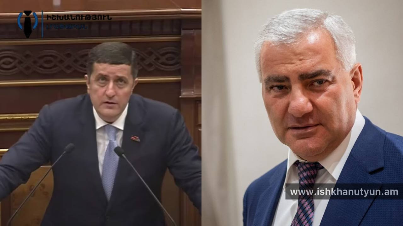 Թող չմտածեն, որ Սամվել Կարապետյանից կամ մեզնից որևէ մեկը կարող է խլել այս գրիչը. խլել եք, որովհետև nւժայիններն են ձերը. Դավիթ Ղազինյան