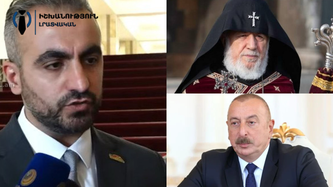 «Ադրբեջանի հայտարարություններին արժանի գնահատական չի տրվում, փոխարենն ընկած են Կաթողիկոսի հետևից»․ Գառնիկ Դավթյան