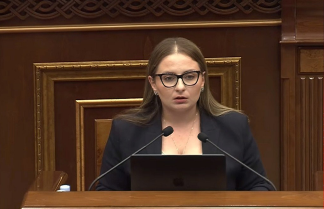 «Հայոց ցեղասպանության ճանաչումը Հայաստանի անվտանգության բաղադրիչներից մեկն է». Քրիստինե Վարդանյանը՝ ԱԺ ամբիոնից