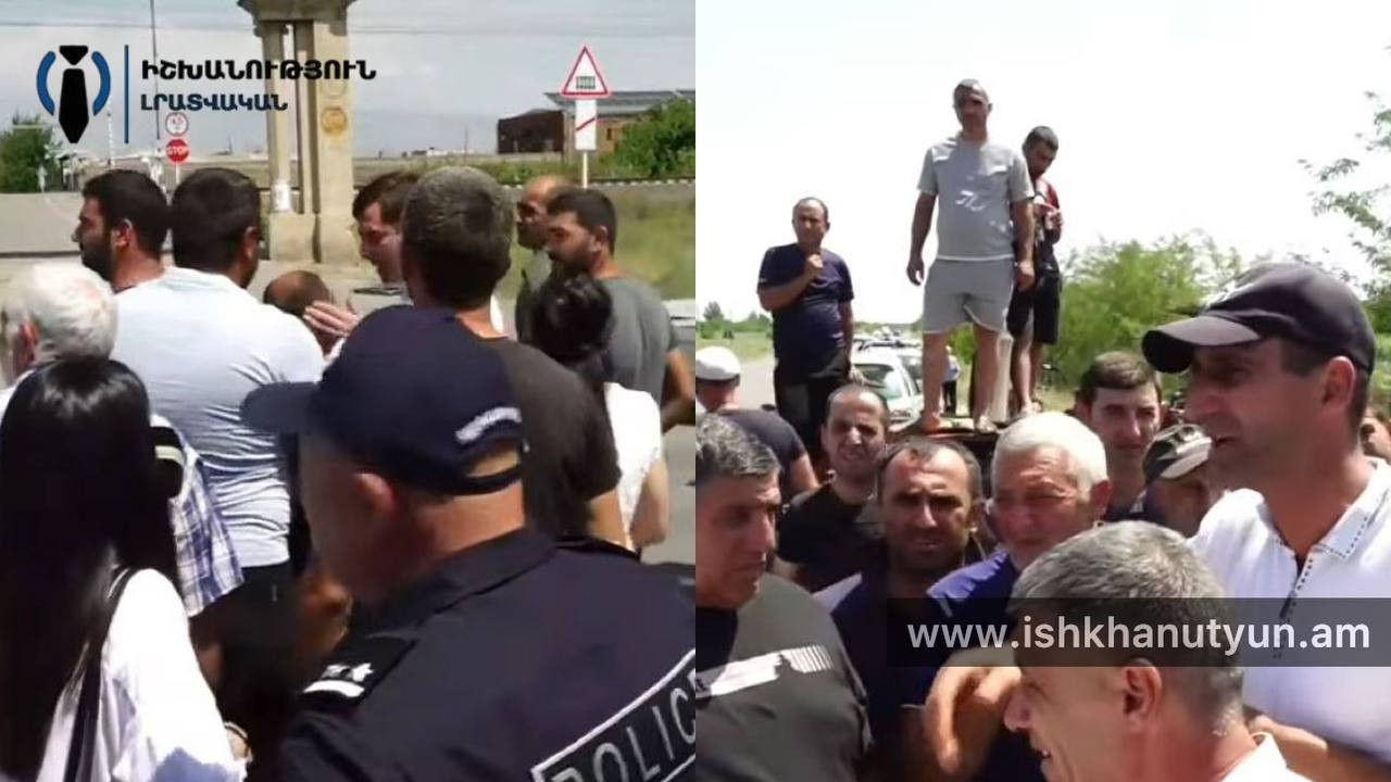 «Եթե այսօր խնդիրը չլուծվի, վաղն ամբողջ գյուղով կփակենք ճանապարհը»․ Արմավիրի բնակիչները բողոքի ակցիա են անում