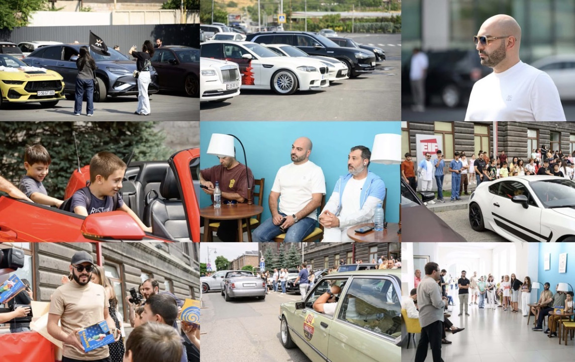Հայ գործարարները լյուքս դասի մեքենանաերով ավտոերթ-բարեգործություն են իրականացրել Գյումրիում