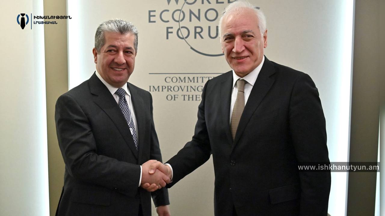 Խաչատուրյանը Դավոսում Իրաքյան Քուրդիստանի վարչապետի հետ քննարկել է TRIPP-ը