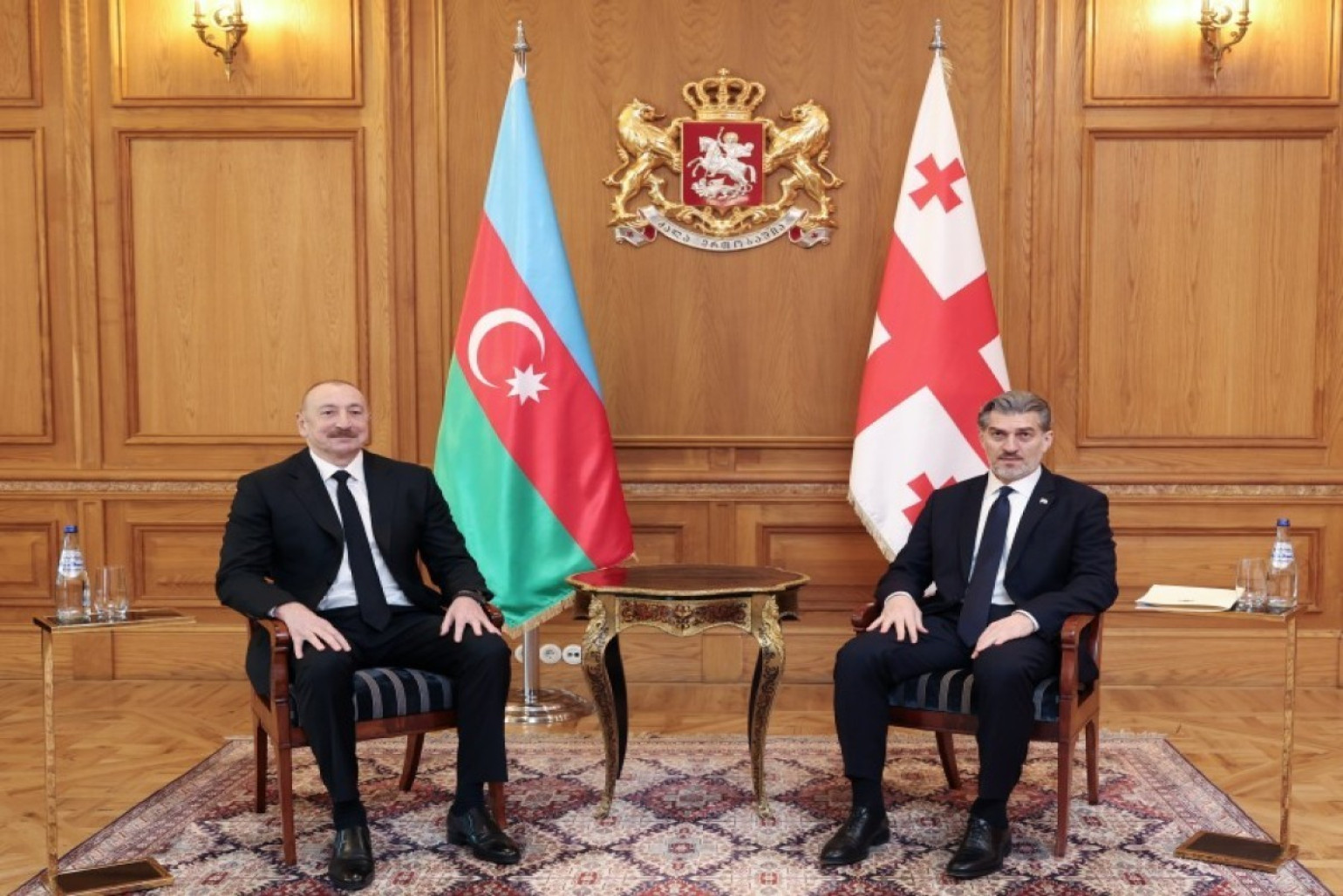 Ալիև-Կավելաշվիլի հանդիպման ժամանալ անդրադարձ է կատարվել Ադրբեջանի և Հայաստանի միջև հարաբերությունների կարգավորման գործընթացի դերին