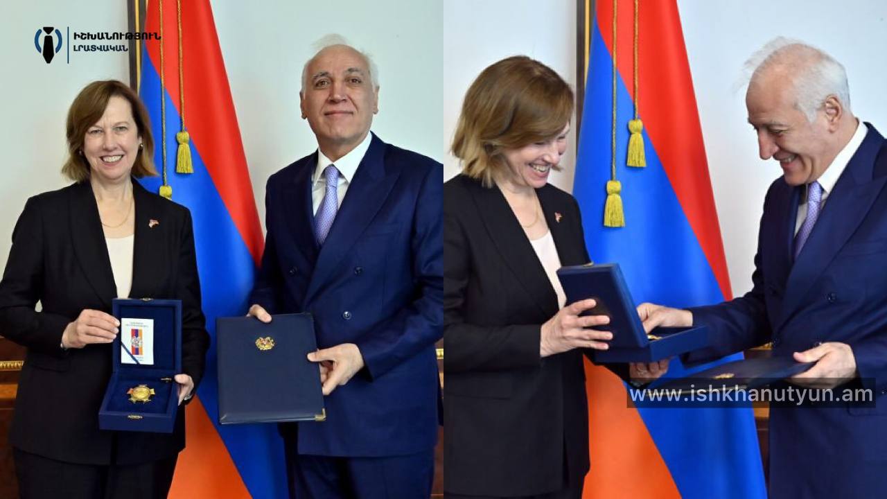 Խաչատուրյանի հրամանագրով պարգևատրվել է ՀՀ-ում ԱՄՆ դեսպանի պաշտոնը լքող Քվինը