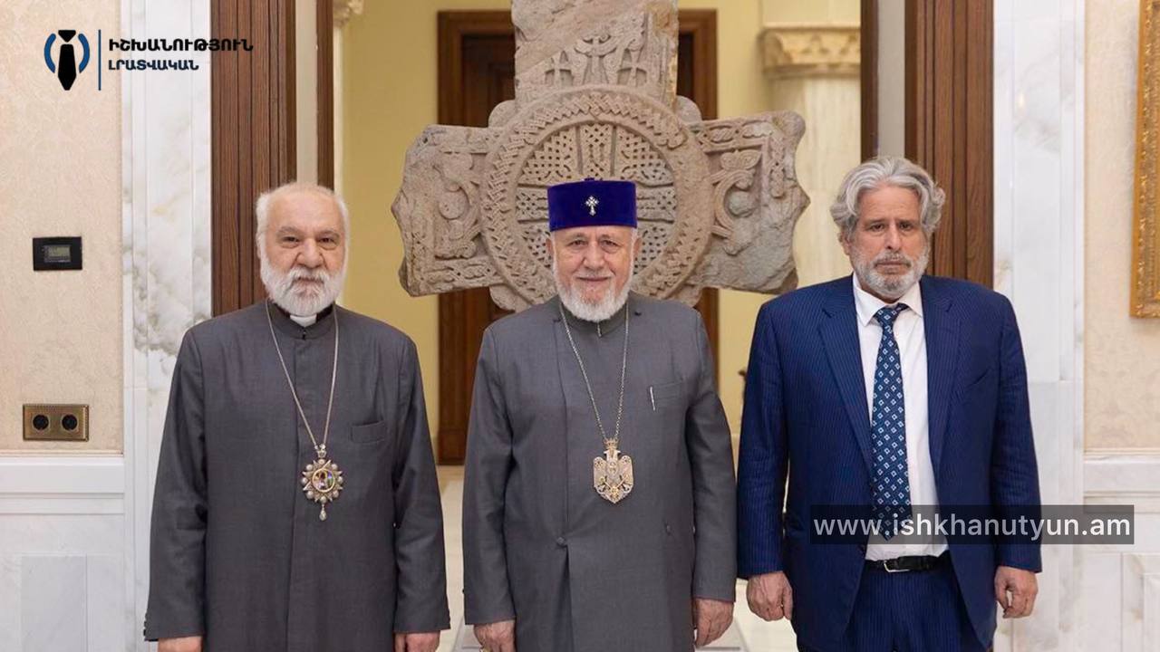 Ամենայն Հայոց Կաթողիկոսն ընդունեց Ռոբերտ Ամստերդամին