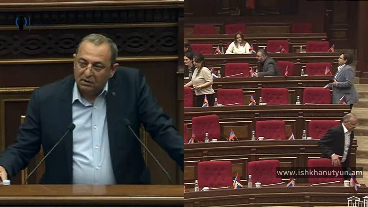 ԱԺ «Հայաստան» խմբակցությունը բոյկոտեց ԱԺ արտահերթ նիստը և լքեց դահլիճը