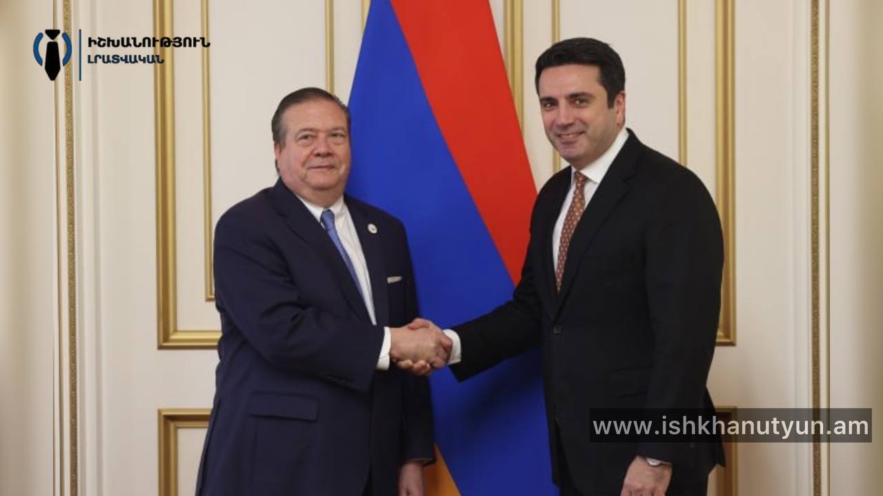 ԱԺ նախագահն ընդունել է Միջազգային հանրապետական ինստիտուտի եվրասիական տարածաշրջանի տնօրենին