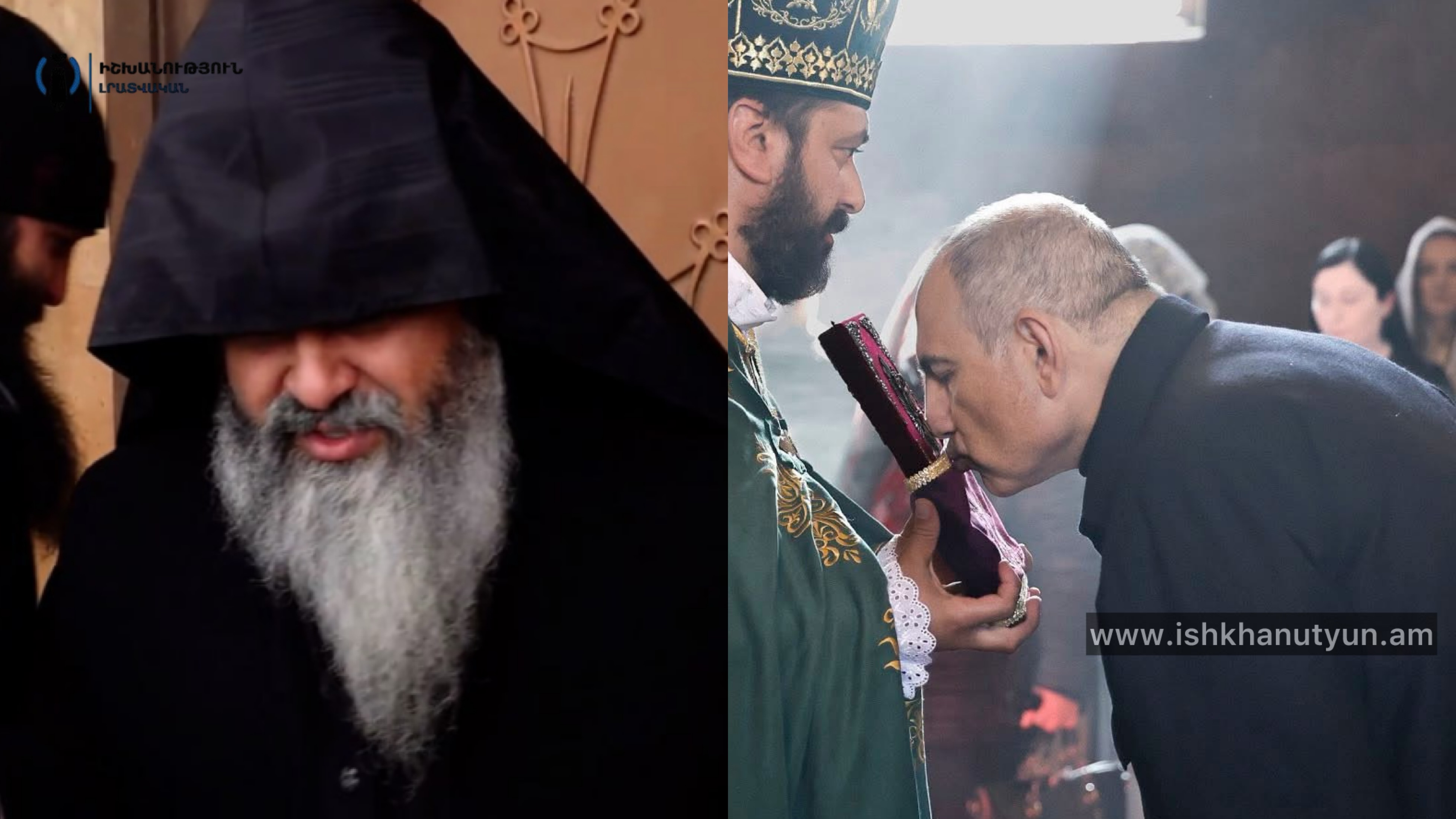 Մեղք եք, որ էս ցրտին եկեք եք այստեղ․ կարգալույծ քահանա Արմեն Առաքելյանը կրկին Փաշինյանի հետ պատարագի մասնակցում