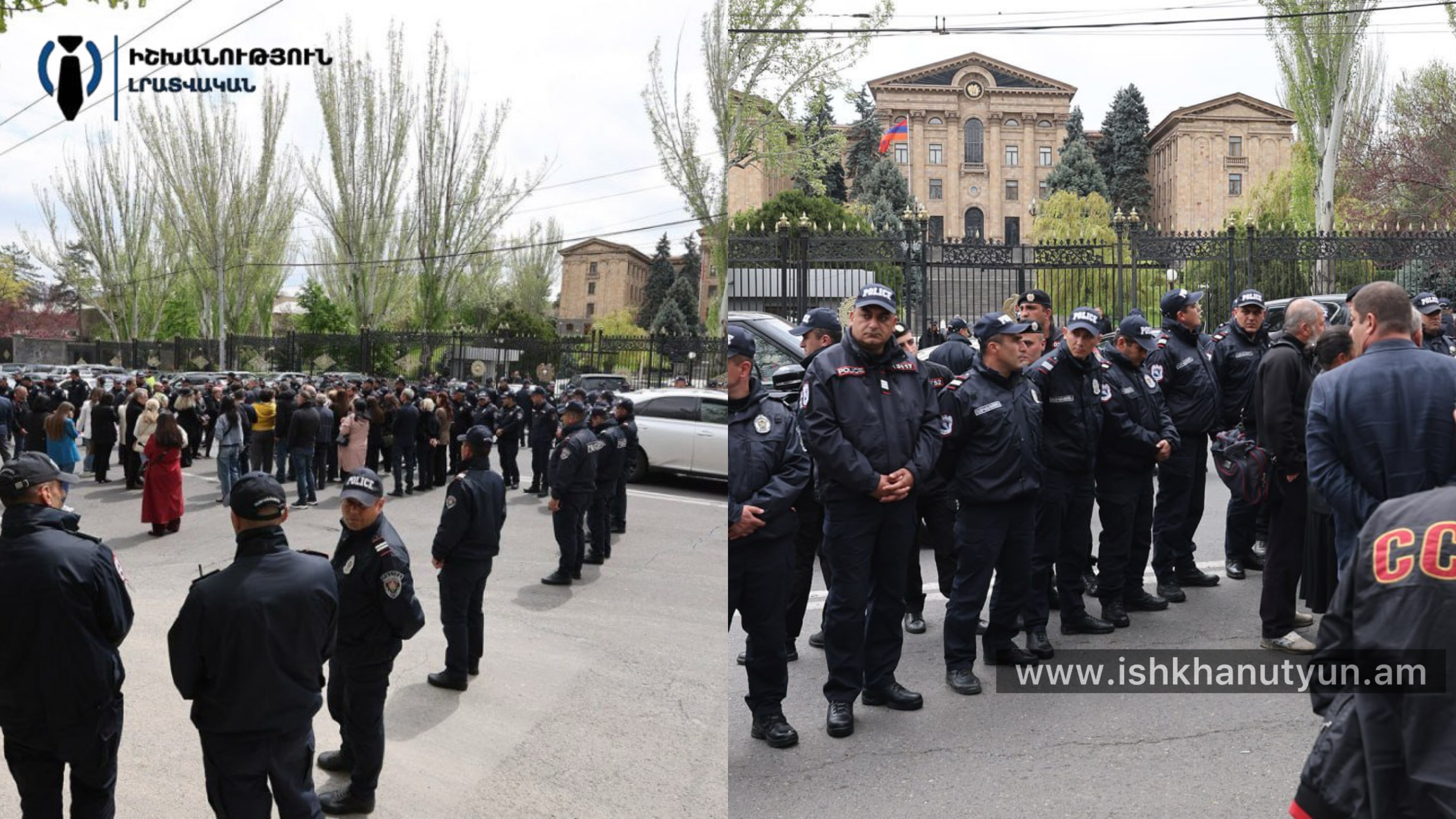 Անհետ կորածների հարազատները, ի նշան բողոքի, ժամանակավորապես փակել են Երևանի Բաղրամյան պողոտան