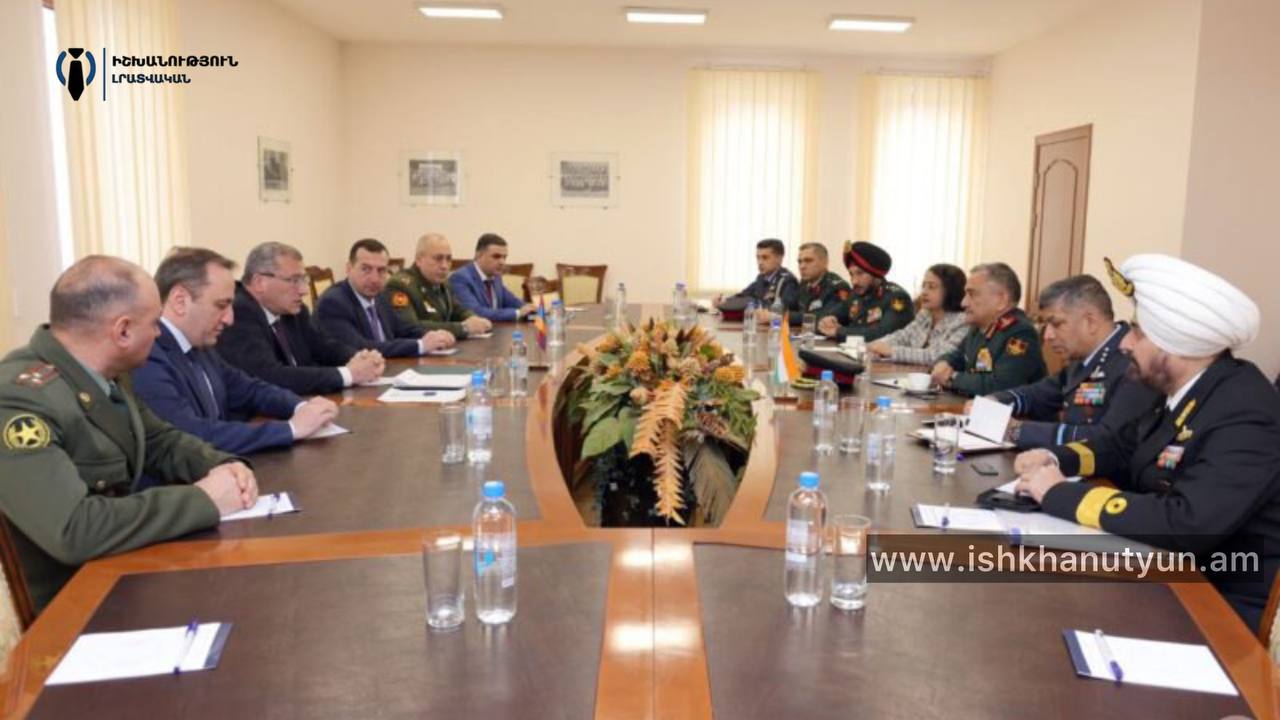 Քննարկվել է պաշտպանության ոլորտում Հայաստան-Հնդկաստան համագործակցության ընթացքը